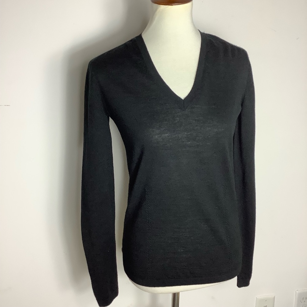 Hugo Triangle Neck pull over Sweater - Picture 4 of 6